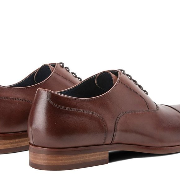 Yash Leather Handmade Brown Leather Oxfords